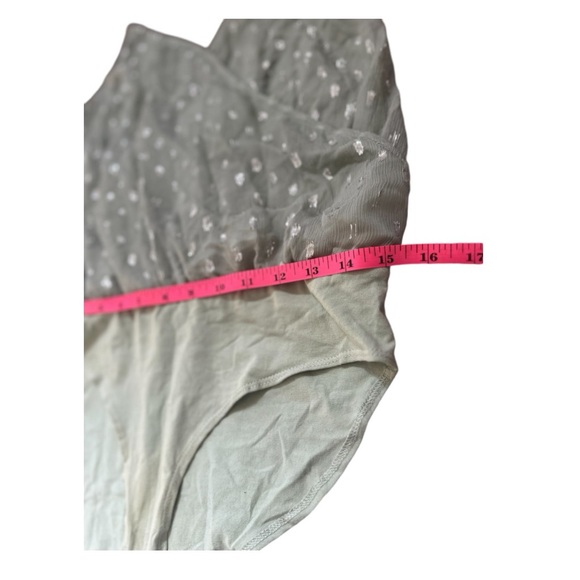 UO Sparkle and Fade Mint Green Sparkly Halter Body Suit in Women’s Medium - Picture 9 of 9